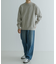 メランジハーフモックプルオーバーニット