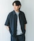 『仁村紗和さん着用』『UR TECH』サマシェア シャツカーディガン