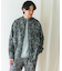 『XLサイズ／WEB限定』シルケットリネンバンドカラーロングスリーブシャツ