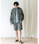 『XLサイズ／WEB限定』シルケットリネンバンドカラーロングスリーブシャツ