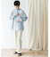 『XLサイズ／WEB限定』シルケットリネンバンドカラーロングスリーブシャツ
