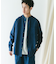 『XLサイズ／WEB限定』シルケットリネンバンドカラーロングスリーブシャツ