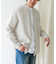 『XLサイズ／WEB限定』シルケットリネンバンドカラーロングスリーブシャツ