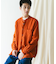 『XLサイズ／WEB限定』シルケットリネンバンドカラーロングスリーブシャツ