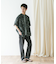『XLサイズ／WEB限定』シルケットリネン バンドカラーショートスリーブシャツ