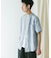 『XLサイズ／WEB限定』シルケットリネン バンドカラーショートスリーブシャツ
