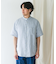 『XLサイズ／WEB限定』シルケットリネン バンドカラーショートスリーブシャツ