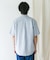 『XLサイズ／WEB限定』シルケットリネン バンドカラーショートスリーブシャツ