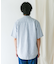 『XLサイズ／WEB限定』シルケットリネン バンドカラーショートスリーブシャツ