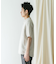 『XLサイズ／WEB限定』シルケットリネン バンドカラーショートスリーブシャツ