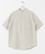 『XLサイズ／WEB限定』シルケットリネン バンドカラーショートスリーブシャツ