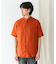 『XLサイズ／WEB限定』シルケットリネン バンドカラーショートスリーブシャツ