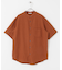 『XLサイズ／WEB限定』シルケットリネン バンドカラーショートスリーブシャツ