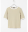 バイカラーコンパクトリブTシャツ