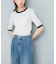 バイカラーコンパクトリブTシャツ
