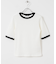 バイカラーコンパクトリブTシャツ