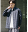 オンブレチェックルーズシャツ
