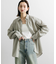 『ユニセックス』グラフチェックルーズシャツ
