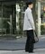『ユニセックス』グラフチェックルーズシャツ