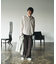 『ユニセックス』グラフチェックルーズシャツ