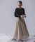 Lirica　punching pleats skirt