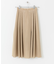 Lirica　punching pleats skirt