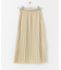 Lirica　punching pleats skirt