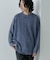 URBAN RESEARCH iD　ストーンウォッシュダメージニット
