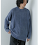 URBAN RESEARCH iD　ストーンウォッシュダメージニット