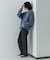 URBAN RESEARCH iD　ストーンウォッシュダメージニット