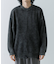 URBAN RESEARCH iD　ストーンウォッシュダメージニット
