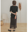 レイヤードボタンディテールトップ