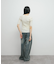 フロントボタンレイヤードニット