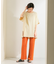 針抜きニットパンツ