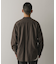 両面起毛ネルバンドカラーシャツ