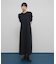 シャーリングスリーブカットワンピース