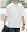 『XLサイズあり』『UR TECH』防汚加工 リラックスクルーネックTシャツ