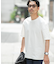 『XLサイズあり』『UR TECH』防汚加工 リラックスクルーネックTシャツ