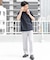 『XLサイズあり』『UR TECH』防汚加工 リラックスクルーネックTシャツ