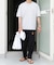 『XLサイズあり』『UR TECH』防汚加工 リラックスクルーネックTシャツ