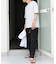 『XLサイズあり』『UR TECH』防汚加工 リラックスクルーネックTシャツ
