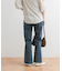 ストレッチフレアデニムパンツ