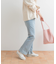 ストレッチフレアデニムパンツ
