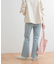 ストレッチフレアデニムパンツ