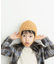 耳付き柄編みニット帽(KIDS)