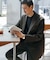 『イージーケア』LIFE STYLE TAILOR　4WAYストレッチコンフォータブルWジャケット