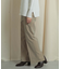 バックスリットストレートワイドパンツ