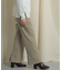バックスリットストレートワイドパンツ