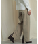 バックスリットストレートワイドパンツ