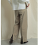 バックスリットストレートワイドパンツ
